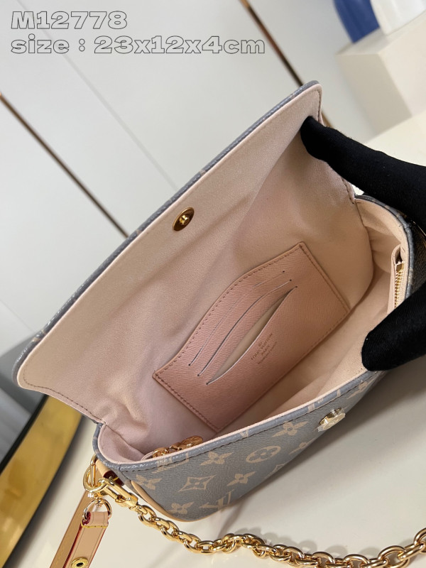 LOUIS VUITTON Wallet on Chain Ivy-23.5*12*4.3cm [M12778] CELINE CHANEL ACCESSORIES LOEWE SHOES LOUIS VUITTON DIRO YSL OTHER BRAND HANDBAGS BALENCIAGA BOTTEGA VENETA GOYARD HERMES BURBERRY VALENTINO GUCCI FENDI MIUMIU CHLOE PRADA BVLGARI SUITCASE NEW ARRIVAL 