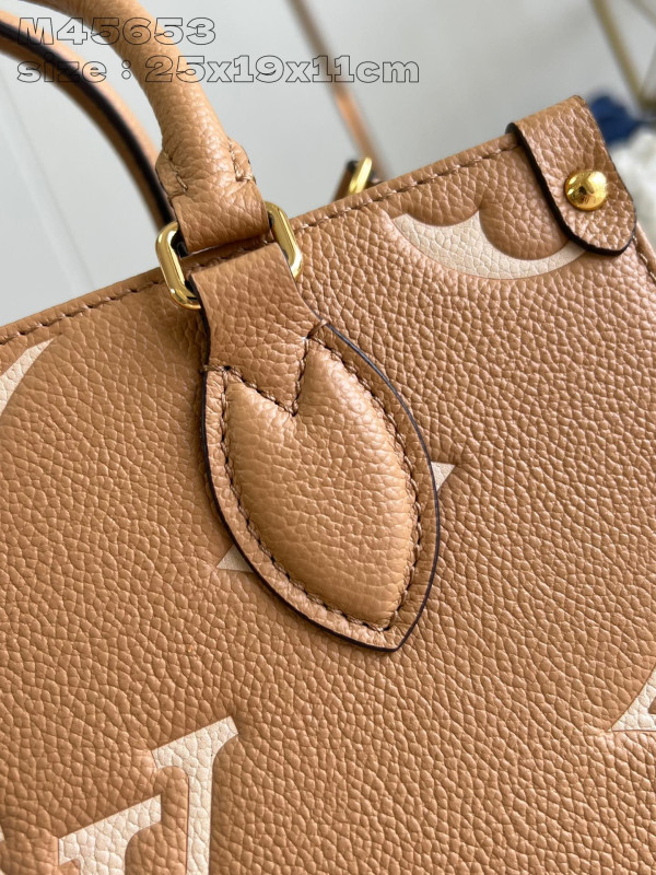 LOUIS VUITTON ONTHEGO PM-25*19*11.5cm [M45653浅黄丝印] CELINE CHANEL ACCESSORIES LOEWE SHOES LOUIS VUITTON DIRO YSL OTHER BRAND HANDBAGS BALENCIAGA BOTTEGA VENETA GOYARD HERMES BURBERRY VALENTINO GUCCI FENDI MIUMIU CHLOE PRADA BVLGARI SUITCASE NEW ARRIVAL 