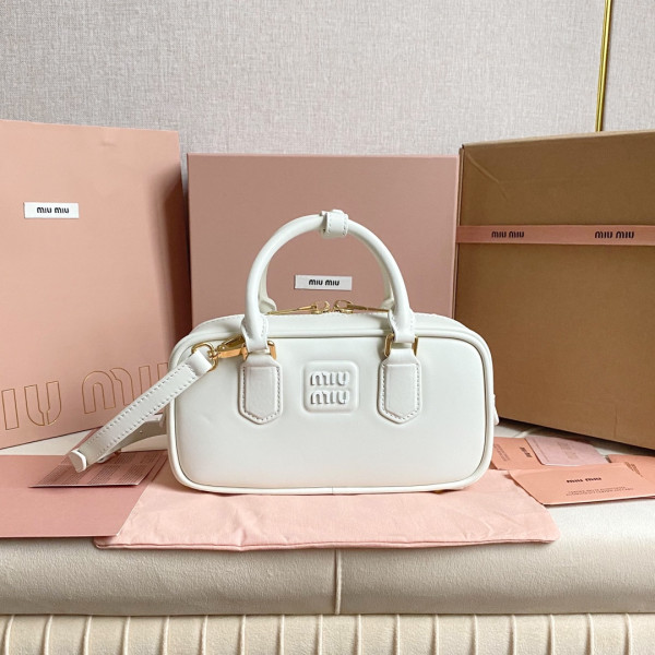 (image for) MIUMIU Arcadie leather bag-22X10.5X7.5Cm
