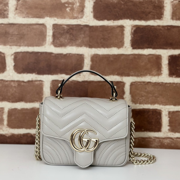 (image for) GUCCI GG Marmont mini top handle bag-17*13*6CM
