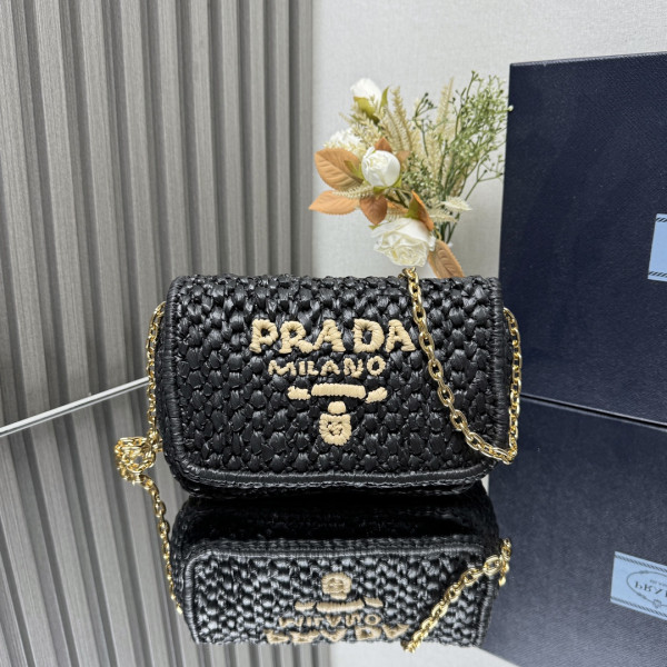 (image for) Prada Crochet shoulder bag