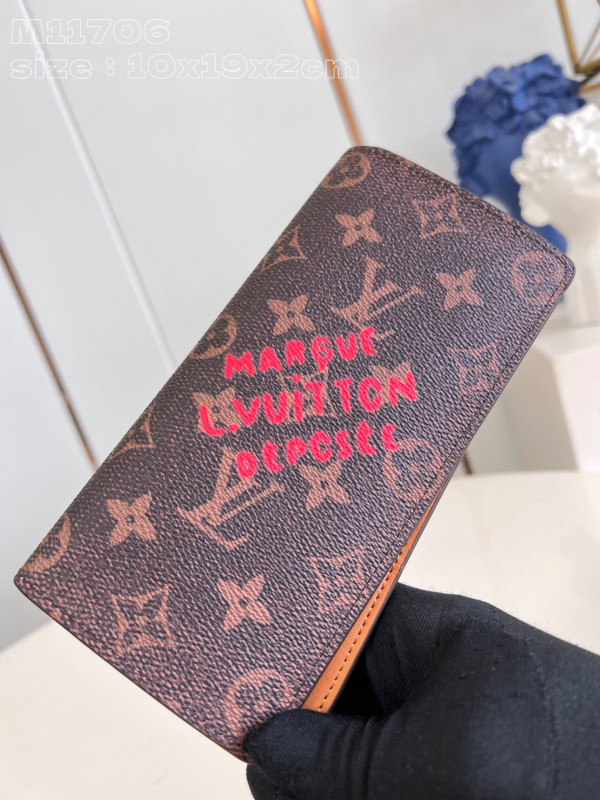 LOUIS VUITTON BRAZZA WALLET-10*19*2cm [M11706] CELINE CHANEL ACCESSORIES LOEWE SHOES LOUIS VUITTON DIRO YSL OTHER BRAND HANDBAGS BALENCIAGA BOTTEGA VENETA GOYARD HERMES BURBERRY VALENTINO GUCCI FENDI MIUMIU CHLOE PRADA BVLGARI SUITCASE NEW ARRIVAL 