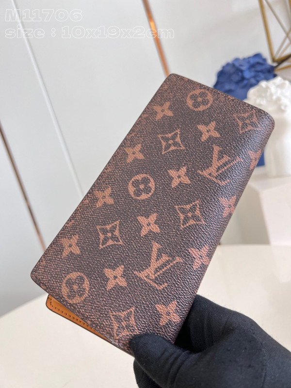 LOUIS VUITTON BRAZZA WALLET-10*19*2cm [M11706] CELINE CHANEL ACCESSORIES LOEWE SHOES LOUIS VUITTON DIRO YSL OTHER BRAND HANDBAGS BALENCIAGA BOTTEGA VENETA GOYARD HERMES BURBERRY VALENTINO GUCCI FENDI MIUMIU CHLOE PRADA BVLGARI SUITCASE NEW ARRIVAL 