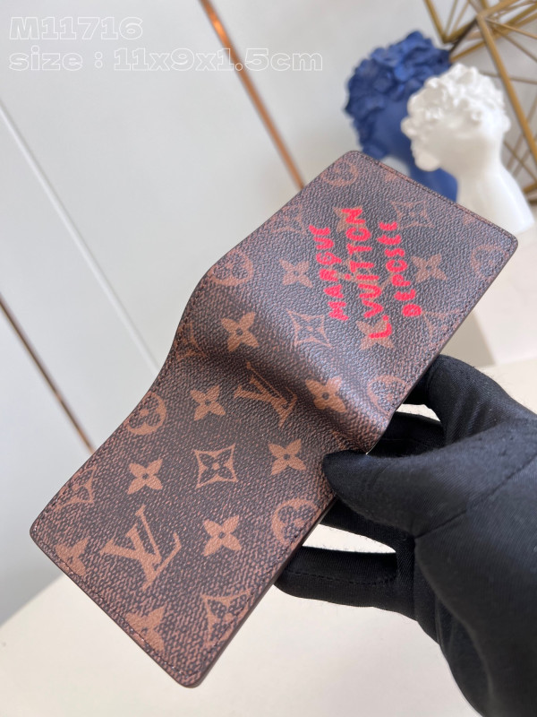 LOUIS VUITTON MULTIPLE WALLET-11.5*9*1.5cm [M11716] CELINE CHANEL ACCESSORIES LOEWE SHOES LOUIS VUITTON DIRO YSL OTHER BRAND HANDBAGS BALENCIAGA BOTTEGA VENETA GOYARD HERMES BURBERRY VALENTINO GUCCI FENDI MIUMIU CHLOE PRADA BVLGARI SUITCASE NEW ARRIVAL 