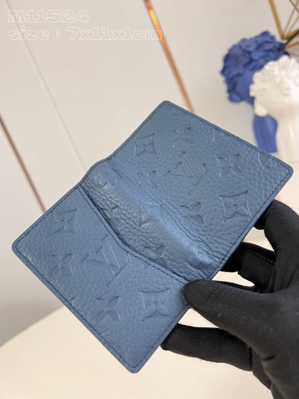 LOUIS VUITTON Pocket Organizer-7.5*11.1*1 cm [M11524蓝] CELINE CHANEL ACCESSORIES LOEWE SHOES LOUIS VUITTON DIRO YSL OTHER BRAND HANDBAGS BALENCIAGA BOTTEGA VENETA GOYARD HERMES BURBERRY VALENTINO GUCCI FENDI MIUMIU CHLOE PRADA BVLGARI SUITCASE NEW ARRIVAL 