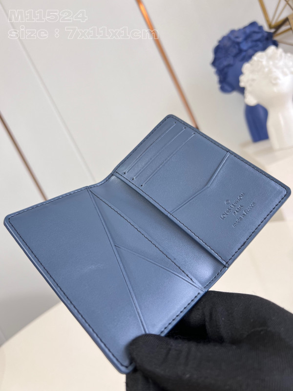 LOUIS VUITTON Pocket Organizer-7.5*11.1*1 cm [M11524蓝] CELINE CHANEL ACCESSORIES LOEWE SHOES LOUIS VUITTON DIRO YSL OTHER BRAND HANDBAGS BALENCIAGA BOTTEGA VENETA GOYARD HERMES BURBERRY VALENTINO GUCCI FENDI MIUMIU CHLOE PRADA BVLGARI SUITCASE NEW ARRIVAL 