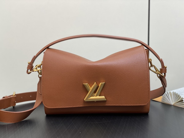 LOUIS VUITTON Soft Twist-27*19*9CM [M24639棕色] CELINE CHANEL ACCESSORIES LOEWE SHOES LOUIS VUITTON DIRO YSL OTHER BRAND HANDBAGS BALENCIAGA BOTTEGA VENETA GOYARD HERMES BURBERRY VALENTINO GUCCI FENDI MIUMIU CHLOE PRADA BVLGARI SUITCASE NEW ARRIVAL 
