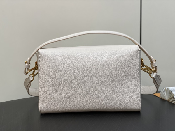 LOUIS VUITTON Soft Twist-27*19*9CM [M24639米白] CELINE CHANEL ACCESSORIES LOEWE SHOES LOUIS VUITTON DIRO YSL OTHER BRAND HANDBAGS BALENCIAGA BOTTEGA VENETA GOYARD HERMES BURBERRY VALENTINO GUCCI FENDI MIUMIU CHLOE PRADA BVLGARI SUITCASE NEW ARRIVAL 