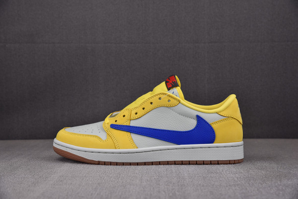 (image for) TRAVIS SCOTT AIR JORDAN 1 LOW OG CANARY DZ4137-700