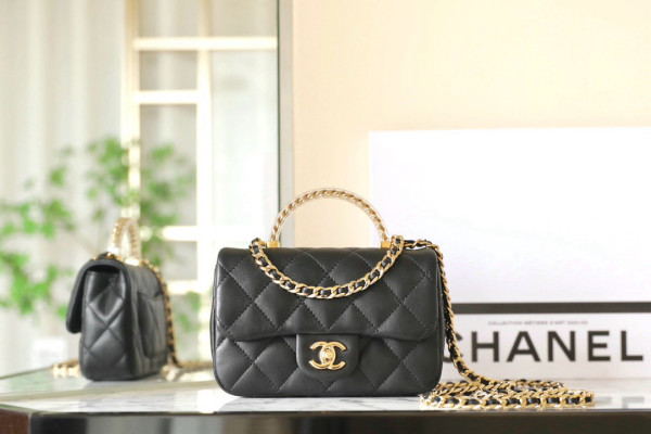 (image for) CL FLAP BAG WITH TOP HANDLE