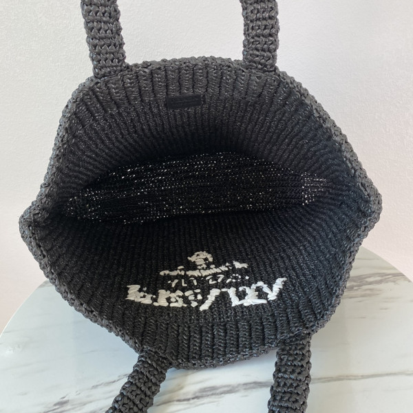 PRADA Crochet tote bag-48*34*16CM [1BG392-03] CELINE CHANEL ACCESSORIES LOEWE SHOES LOUIS VUITTON DIRO YSL OTHER BRAND HANDBAGS BALENCIAGA BOTTEGA VENETA GOYARD HERMES BURBERRY VALENTINO GUCCI FENDI MIUMIU CHLOE PRADA BVLGARI SUITCASE NEW ARRIVAL 