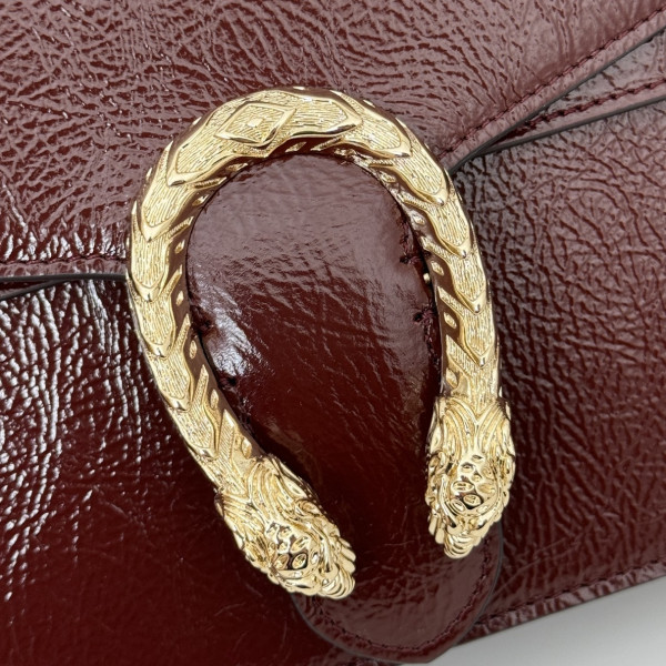 Gucci DIONYSUS SMALL SHOULDER BAG-28*16*10.5CM [795005酒红漆皮] CELINE CHANEL ACCESSORIES LOEWE SHOES LOUIS VUITTON DIRO YSL OTHER BRAND HANDBAGS BALENCIAGA BOTTEGA VENETA GOYARD HERMES BURBERRY VALENTINO GUCCI FENDI MIUMIU CHLOE PRADA BVLGARI SUITCASE NEW ARRIVAL 