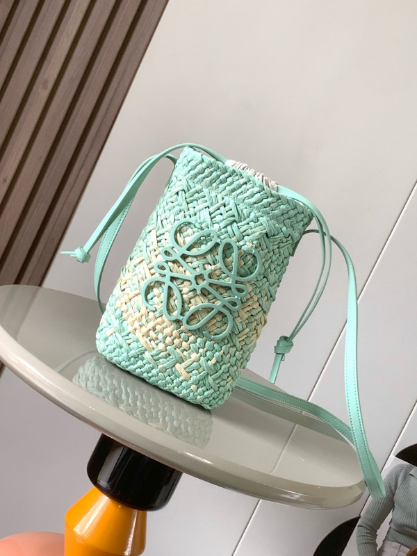 (image for) Lowee Anagram Checks Mini bucket bag-22*14*6CM