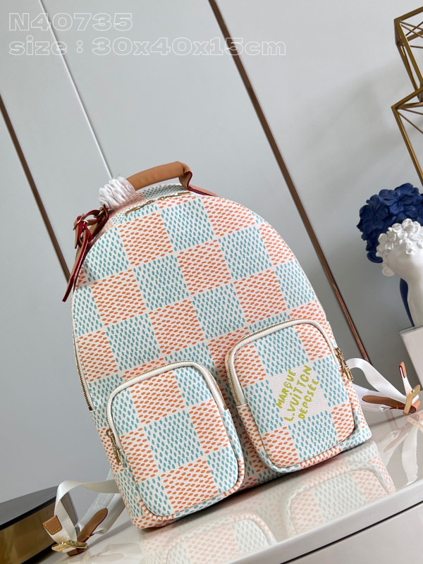 LOUIS VUITTON BACKPACK MULTIPOCKET-30*40*15.5CM (image for) LOUIS VUITTON BACKPACK MULTIPOCKET-30*40*15.5CM