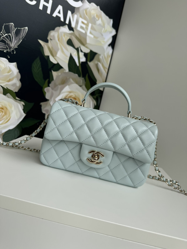 (image for) CL FLAP BAG WITH TOP HANDLE-20*12*6cm