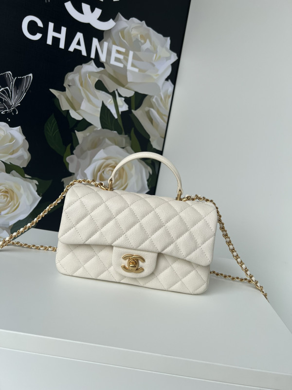 (image for) CL FLAP BAG WITH TOP HANDLE-20*12*6cm