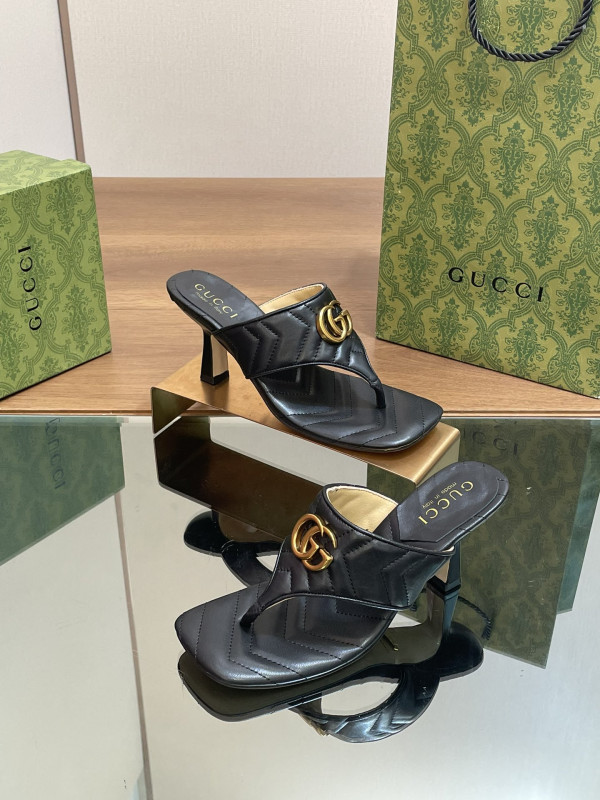 (image for) GUCCI WOMEN'S DOUBLE G THONG SANDAL