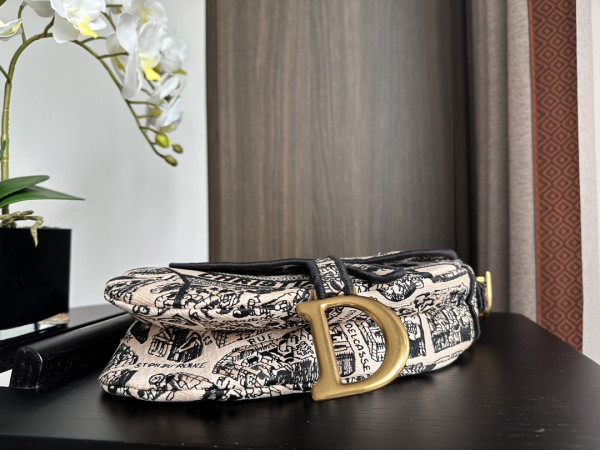 DIRO SADDLE BAG-25.5*20*6.5CM [C1TM5-082838] CELINE CHANEL ACCESSORIES LOEWE SHOES LOUIS VUITTON DIRO YSL OTHER BRAND HANDBAGS BALENCIAGA BOTTEGA VENETA GOYARD HERMES BURBERRY VALENTINO GUCCI FENDI MIUMIU CHLOE PRADA BVLGARI SUITCASE NEW ARRIVAL 