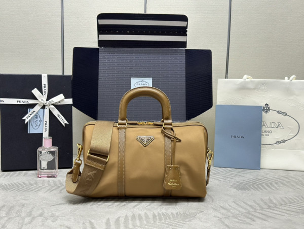 (image for) Prada Re-Nylon and Saffiano leather top-handle bag
