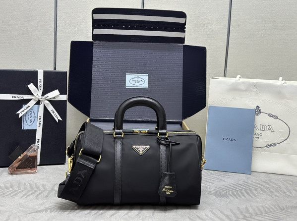 (image for) Prada Re-Nylon and Saffiano leather top-handle bag