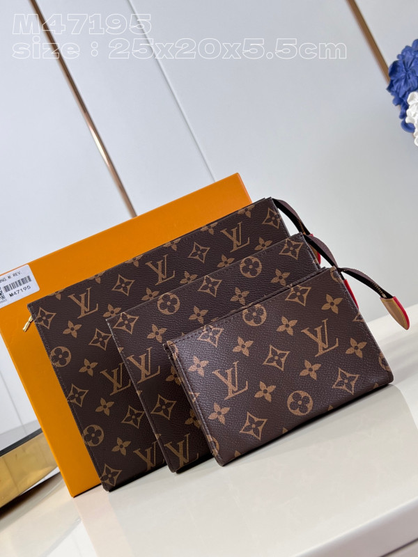 (image for) LOUIS VUITTON Trio Toilet Pouch-25*20*5.5cm