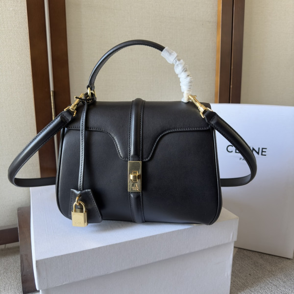 CELIN* 16 IN SATINATED CALFSKIN-23*19*10.5cm (image for) CELIN* 16 IN SATINATED CALFSKIN-23*19*10.5cm