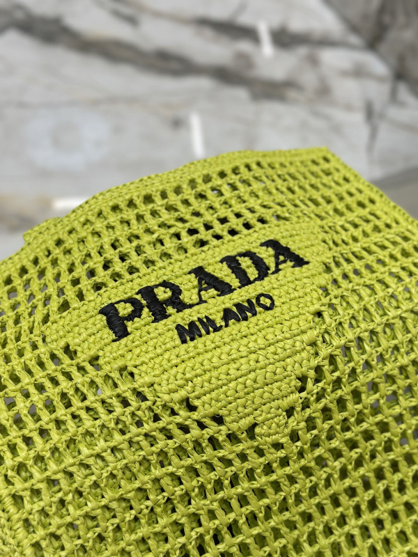 PRADA Crochet tote bag [C1TLT-074301] CELINE CHANEL ACCESSORIES LOEWE SHOES LOUIS VUITTON DIRO YSL OTHER BRAND HANDBAGS BALENCIAGA BOTTEGA VENETA GOYARD HERMES BURBERRY VALENTINO GUCCI FENDI MIUMIU CHLOE PRADA BVLGARI SUITCASE NEW ARRIVAL 