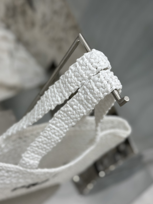 PRADA Crochet tote bag [C1TLT-072706] CELINE CHANEL ACCESSORIES LOEWE SHOES LOUIS VUITTON DIRO YSL OTHER BRAND HANDBAGS BALENCIAGA BOTTEGA VENETA GOYARD HERMES BURBERRY VALENTINO GUCCI FENDI MIUMIU CHLOE PRADA BVLGARI SUITCASE NEW ARRIVAL 