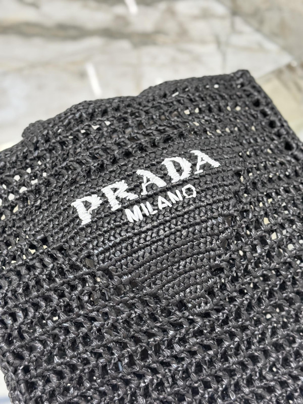 PRADA Crochet tote bag [C1TLT-072626] CELINE CHANEL ACCESSORIES LOEWE SHOES LOUIS VUITTON DIRO YSL OTHER BRAND HANDBAGS BALENCIAGA BOTTEGA VENETA GOYARD HERMES BURBERRY VALENTINO GUCCI FENDI MIUMIU CHLOE PRADA BVLGARI SUITCASE NEW ARRIVAL 