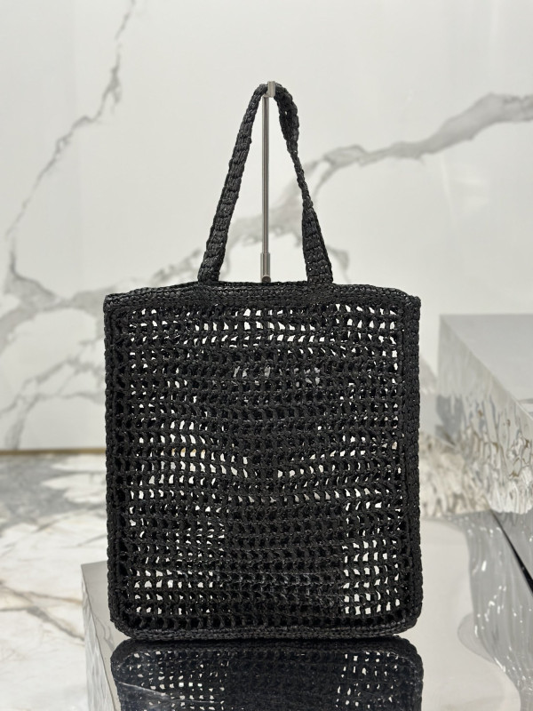 PRADA Crochet tote bag [C1TLT-072626] CELINE CHANEL ACCESSORIES LOEWE SHOES LOUIS VUITTON DIRO YSL OTHER BRAND HANDBAGS BALENCIAGA BOTTEGA VENETA GOYARD HERMES BURBERRY VALENTINO GUCCI FENDI MIUMIU CHLOE PRADA BVLGARI SUITCASE NEW ARRIVAL 