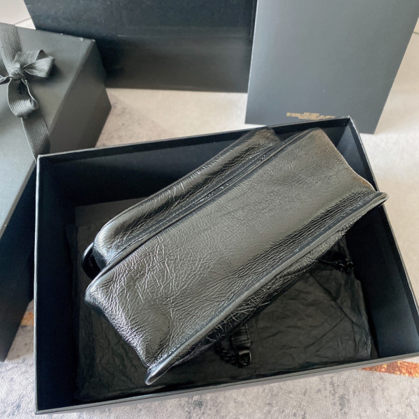 YSL NIKI BABY-22*16*12CM [C1TLT-034128] CELINE CHANEL ACCESSORIES LOEWE SHOES LOUIS VUITTON DIRO YSL OTHER BRAND HANDBAGS BALENCIAGA BOTTEGA VENETA GOYARD HERMES BURBERRY VALENTINO GUCCI FENDI MIUMIU CHLOE PRADA BVLGARI SUITCASE NEW ARRIVAL 