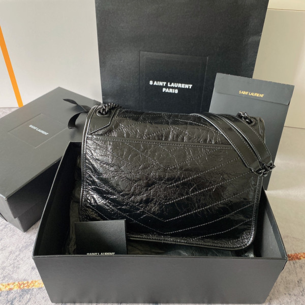 YSL NIKI MEDIUM-28*20*8CM [C1TLT-034044] CELINE CHANEL ACCESSORIES LOEWE SHOES LOUIS VUITTON DIRO YSL OTHER BRAND HANDBAGS BALENCIAGA BOTTEGA VENETA GOYARD HERMES BURBERRY VALENTINO GUCCI FENDI MIUMIU CHLOE PRADA BVLGARI SUITCASE NEW ARRIVAL 