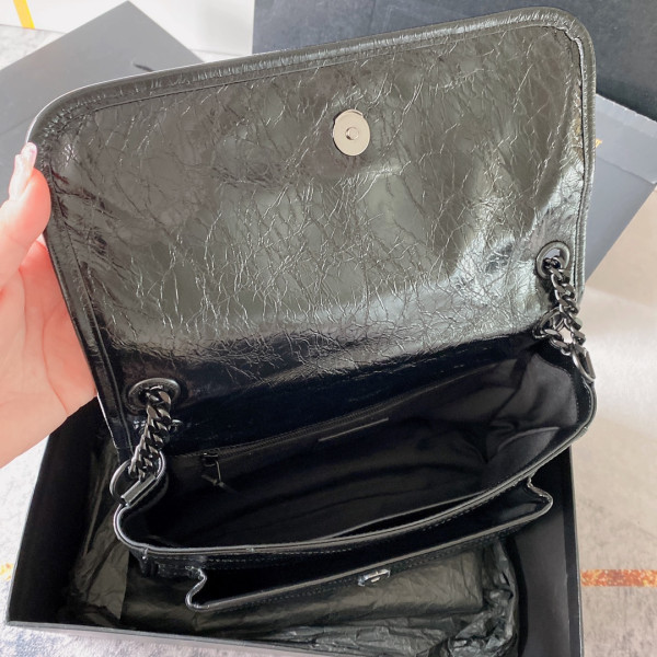 YSL NIKI MEDIUM-28*20*8CM [C1TLT-034044] CELINE CHANEL ACCESSORIES LOEWE SHOES LOUIS VUITTON DIRO YSL OTHER BRAND HANDBAGS BALENCIAGA BOTTEGA VENETA GOYARD HERMES BURBERRY VALENTINO GUCCI FENDI MIUMIU CHLOE PRADA BVLGARI SUITCASE NEW ARRIVAL 