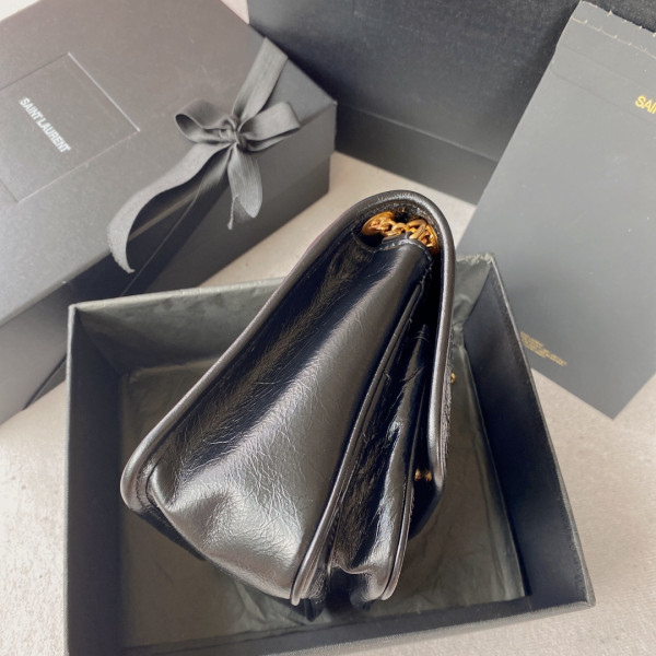 YSL NIKI BABY-22*16*12CM [C1TLT-033803] CELINE CHANEL ACCESSORIES LOEWE SHOES LOUIS VUITTON DIRO YSL OTHER BRAND HANDBAGS BALENCIAGA BOTTEGA VENETA GOYARD HERMES BURBERRY VALENTINO GUCCI FENDI MIUMIU CHLOE PRADA BVLGARI SUITCASE NEW ARRIVAL 