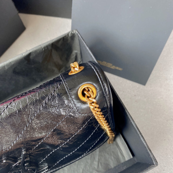YSL NIKI BABY-22*16*12CM [C1TLT-033803] CELINE CHANEL ACCESSORIES LOEWE SHOES LOUIS VUITTON DIRO YSL OTHER BRAND HANDBAGS BALENCIAGA BOTTEGA VENETA GOYARD HERMES BURBERRY VALENTINO GUCCI FENDI MIUMIU CHLOE PRADA BVLGARI SUITCASE NEW ARRIVAL 