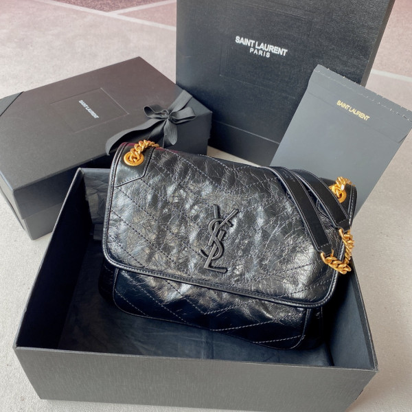 YSL NIKI MEDIUM-28*20*8CM [C1TLT-033704] CELINE CHANEL ACCESSORIES LOEWE SHOES LOUIS VUITTON DIRO YSL OTHER BRAND HANDBAGS BALENCIAGA BOTTEGA VENETA GOYARD HERMES BURBERRY VALENTINO GUCCI FENDI MIUMIU CHLOE PRADA BVLGARI SUITCASE NEW ARRIVAL 