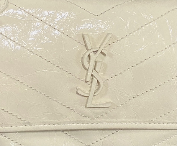 YSL NIKI BABY-22*16*12CM [C1TLT-031457] CELINE CHANEL ACCESSORIES LOEWE SHOES LOUIS VUITTON DIRO YSL OTHER BRAND HANDBAGS BALENCIAGA BOTTEGA VENETA GOYARD HERMES BURBERRY VALENTINO GUCCI FENDI MIUMIU CHLOE PRADA BVLGARI SUITCASE NEW ARRIVAL 