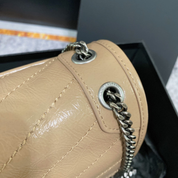 YSL NIKI BABY-22*16*12CM [C1TLT-031120] CELINE CHANEL ACCESSORIES LOEWE SHOES LOUIS VUITTON DIRO YSL OTHER BRAND HANDBAGS BALENCIAGA BOTTEGA VENETA GOYARD HERMES BURBERRY VALENTINO GUCCI FENDI MIUMIU CHLOE PRADA BVLGARI SUITCASE NEW ARRIVAL 