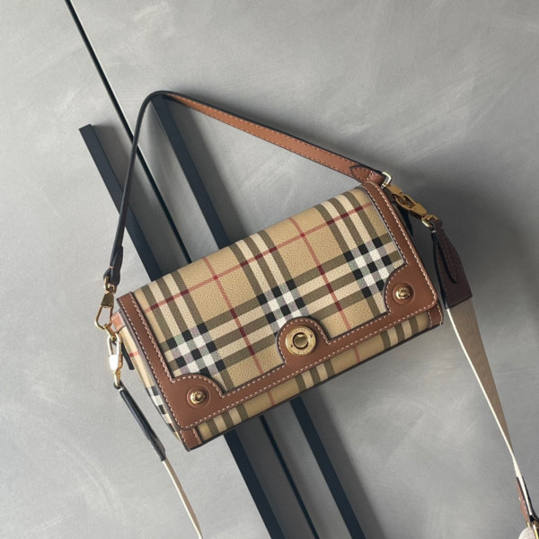 (image for) BURBERRY Top Handle Note Bag-24*8*14cm
