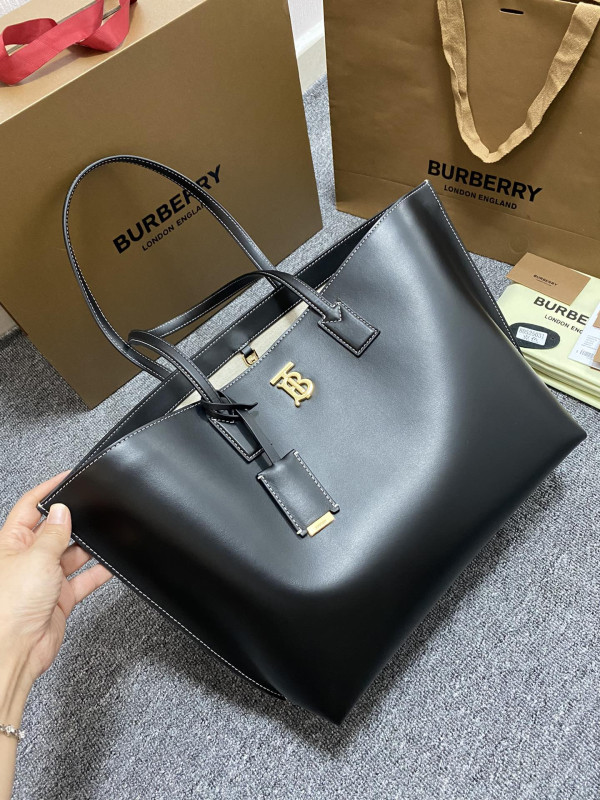 BURBERRY Medium Check Tote bag-34*14*28CM (image for) BURBERRY Medium Check Tote bag-34*14*28CM