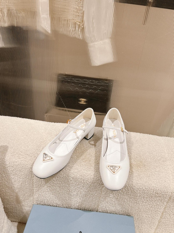 (image for) PRADA Nappa leather Mary Jane pumps