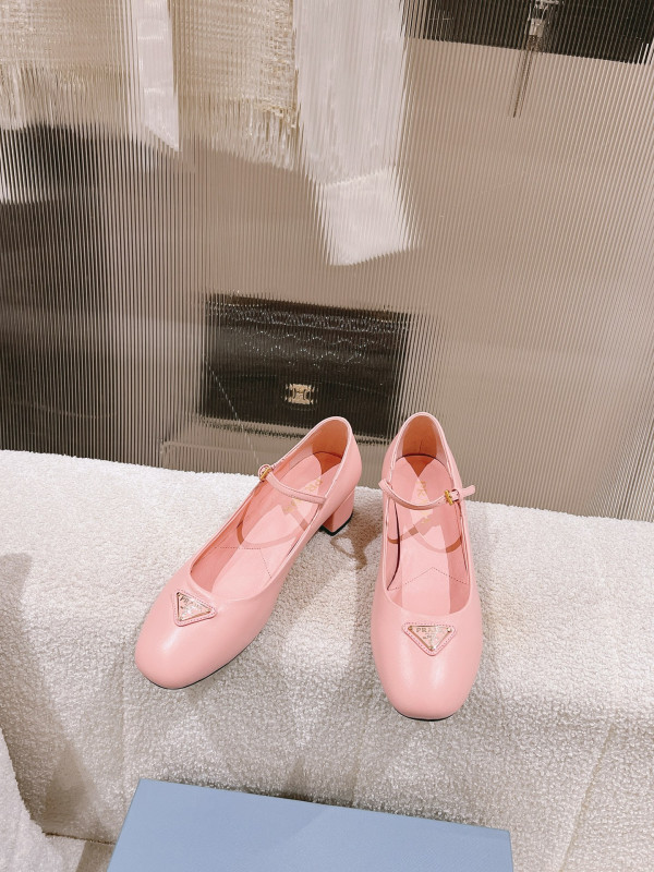 (image for) PRADA Nappa leather Mary Jane pumps
