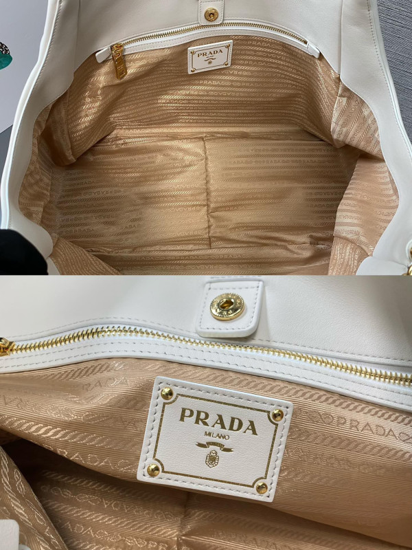 Prada Vintage Tote-39*29*19CM [1BA638-01] CELINE CHANEL ACCESSORIES LOEWE SHOES LOUIS VUITTON DIRO YSL OTHER BRAND HANDBAGS BALENCIAGA BOTTEGA VENETA GOYARD HERMES BURBERRY VALENTINO GUCCI FENDI MIUMIU CHLOE PRADA BVLGARI SUITCASE NEW ARRIVAL 