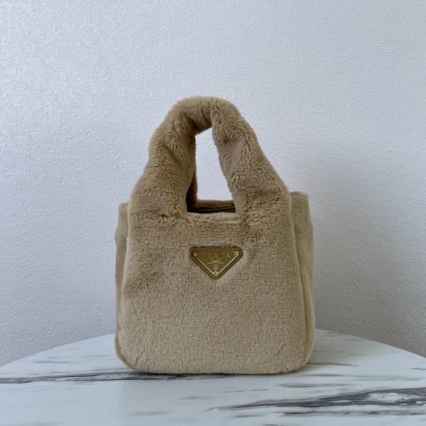 Prada Woolen Bucket Bag-18*15.5*10CM [1BA349-01] CELINE CHANEL ACCESSORIES LOEWE SHOES LOUIS VUITTON DIRO YSL OTHER BRAND HANDBAGS BALENCIAGA BOTTEGA VENETA GOYARD HERMES BURBERRY VALENTINO GUCCI FENDI MIUMIU CHLOE PRADA BVLGARI SUITCASE NEW ARRIVAL 