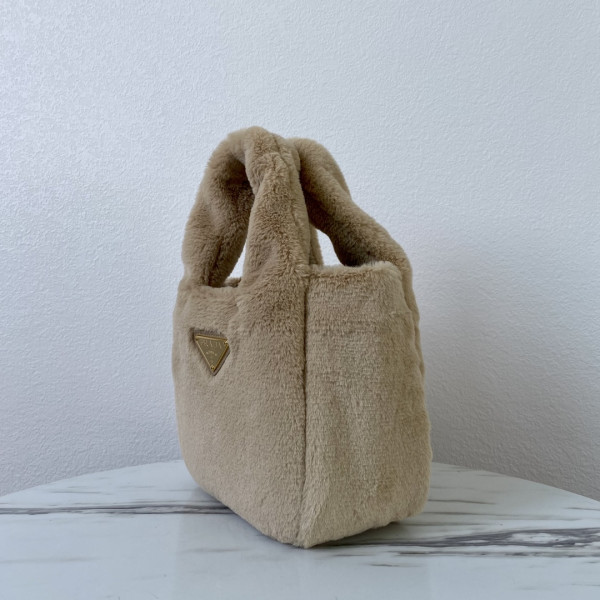 Prada Woolen Bucket Bag-18*15.5*10CM [1BA349-01] CELINE CHANEL ACCESSORIES LOEWE SHOES LOUIS VUITTON DIRO YSL OTHER BRAND HANDBAGS BALENCIAGA BOTTEGA VENETA GOYARD HERMES BURBERRY VALENTINO GUCCI FENDI MIUMIU CHLOE PRADA BVLGARI SUITCASE NEW ARRIVAL 