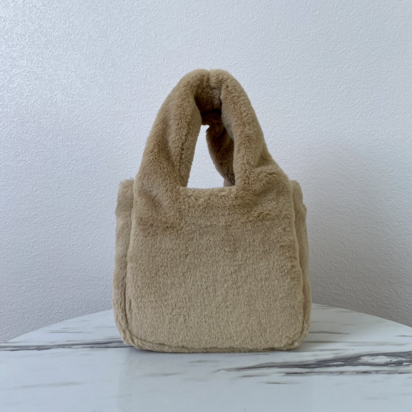 Prada Woolen Bucket Bag-18*15.5*10CM [1BA349-01] CELINE CHANEL ACCESSORIES LOEWE SHOES LOUIS VUITTON DIRO YSL OTHER BRAND HANDBAGS BALENCIAGA BOTTEGA VENETA GOYARD HERMES BURBERRY VALENTINO GUCCI FENDI MIUMIU CHLOE PRADA BVLGARI SUITCASE NEW ARRIVAL 