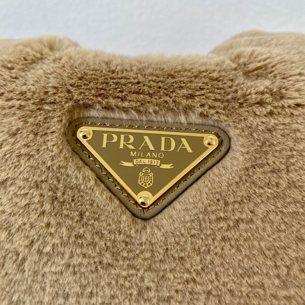 Prada Woolen Bucket Bag-18*15.5*10CM [1BA349-01] CELINE CHANEL ACCESSORIES LOEWE SHOES LOUIS VUITTON DIRO YSL OTHER BRAND HANDBAGS BALENCIAGA BOTTEGA VENETA GOYARD HERMES BURBERRY VALENTINO GUCCI FENDI MIUMIU CHLOE PRADA BVLGARI SUITCASE NEW ARRIVAL 