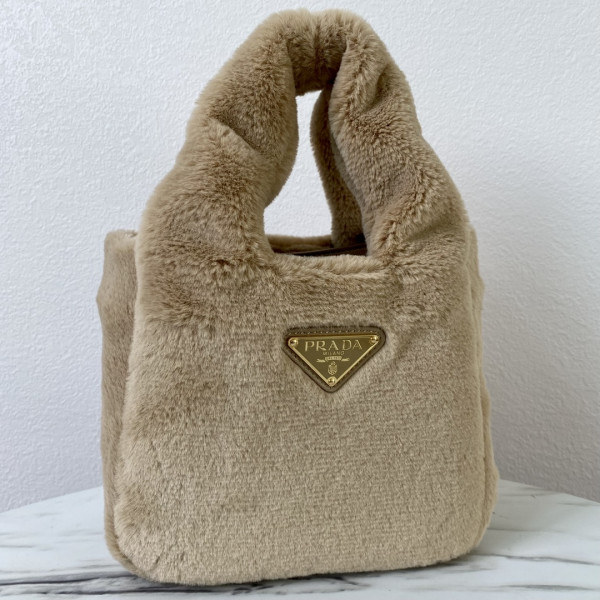 Prada Woolen Bucket Bag-18*15.5*10CM [1BA349-01] CELINE CHANEL ACCESSORIES LOEWE SHOES LOUIS VUITTON DIRO YSL OTHER BRAND HANDBAGS BALENCIAGA BOTTEGA VENETA GOYARD HERMES BURBERRY VALENTINO GUCCI FENDI MIUMIU CHLOE PRADA BVLGARI SUITCASE NEW ARRIVAL 