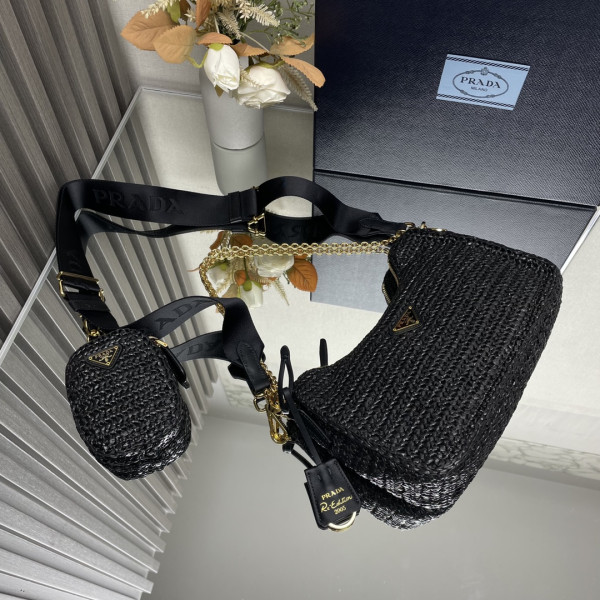 Prada Re-Edition 2005 crochet bag-23*16*7CM [1BH204-07] CELINE CHANEL ACCESSORIES LOEWE SHOES LOUIS VUITTON DIRO YSL OTHER BRAND HANDBAGS BALENCIAGA BOTTEGA VENETA GOYARD HERMES BURBERRY VALENTINO GUCCI FENDI MIUMIU CHLOE PRADA BVLGARI SUITCASE NEW ARRIVAL 