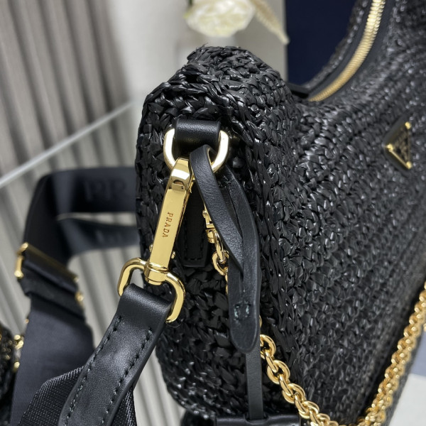 Prada Re-Edition 2005 crochet bag-23*16*7CM [1BH204-07] CELINE CHANEL ACCESSORIES LOEWE SHOES LOUIS VUITTON DIRO YSL OTHER BRAND HANDBAGS BALENCIAGA BOTTEGA VENETA GOYARD HERMES BURBERRY VALENTINO GUCCI FENDI MIUMIU CHLOE PRADA BVLGARI SUITCASE NEW ARRIVAL 